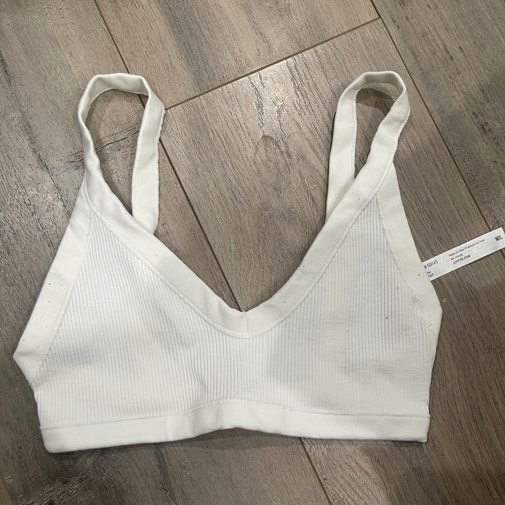 White bralette